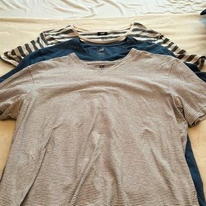 THREE H&M t-shirts
